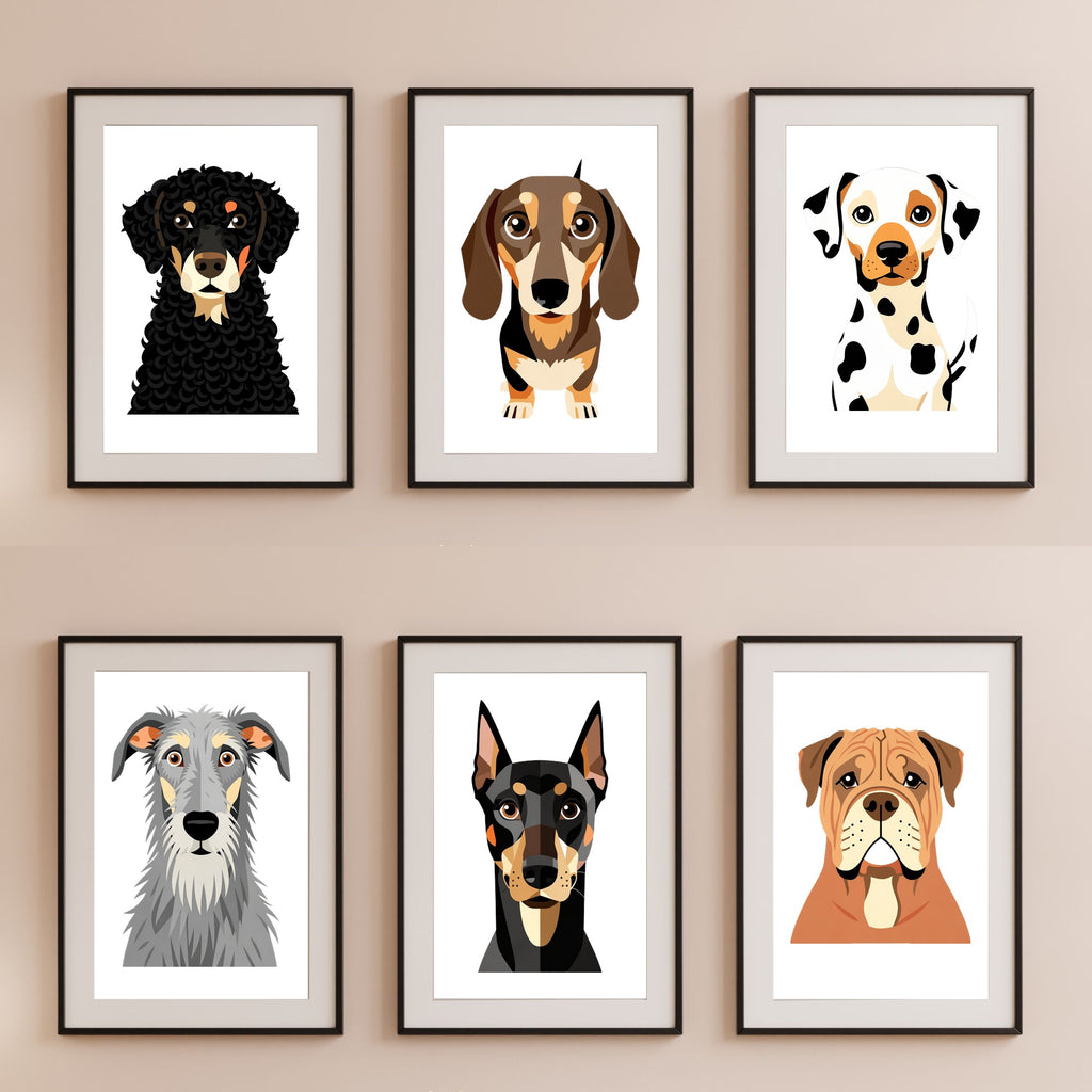 Bold Block Art Print - Framed Nursery Mockup