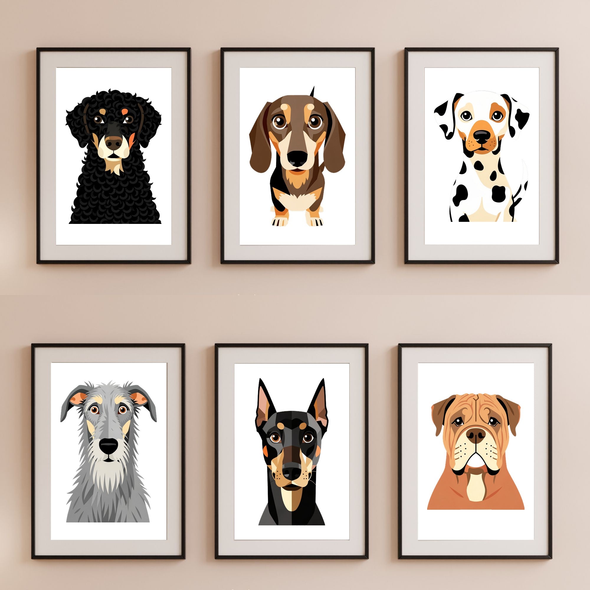 Bold Block Art Print - Framed Nursery Mockup