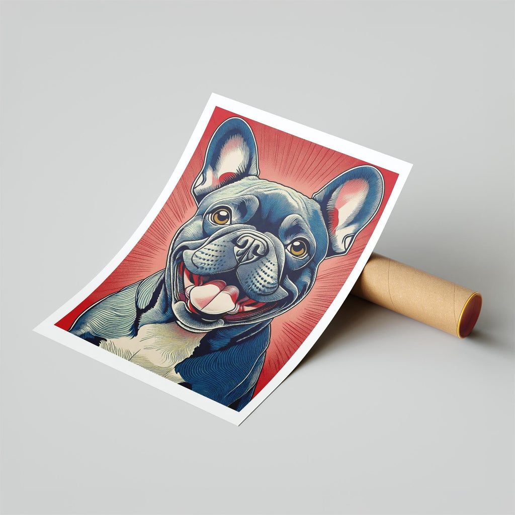 French Bulldog Hokusai Japanese Inspired Dog Series image 6