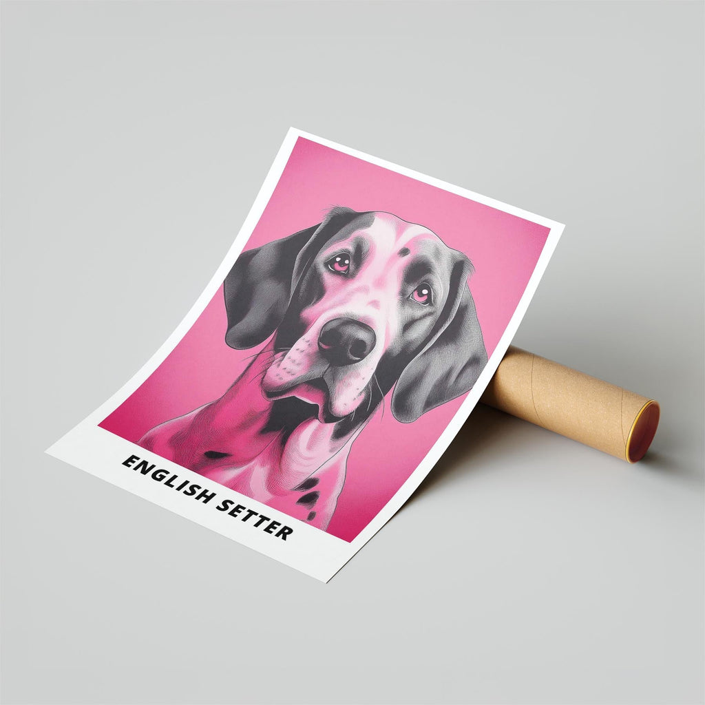 English Setter Pink and Black Dog Series 1 image 6