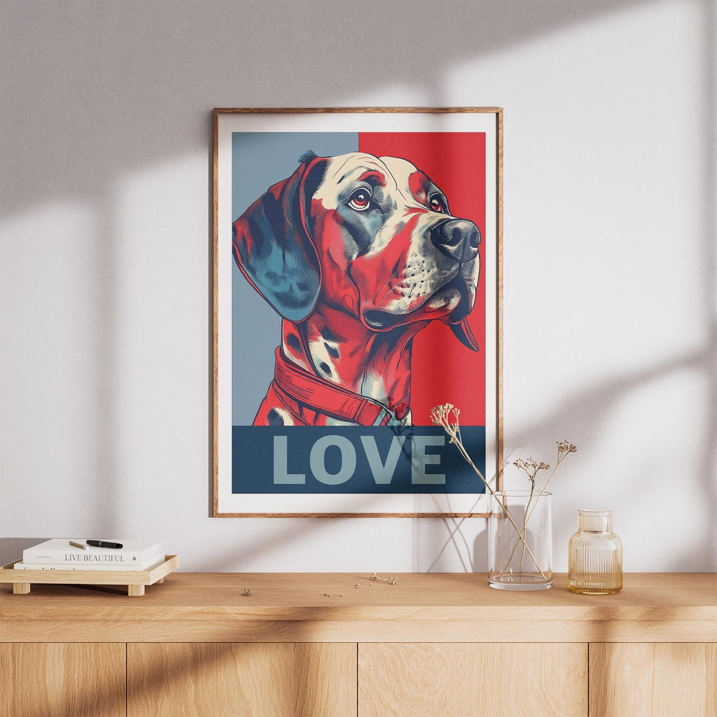 Dalmatian LOVE Series Inspired by the Obama Poster image 8