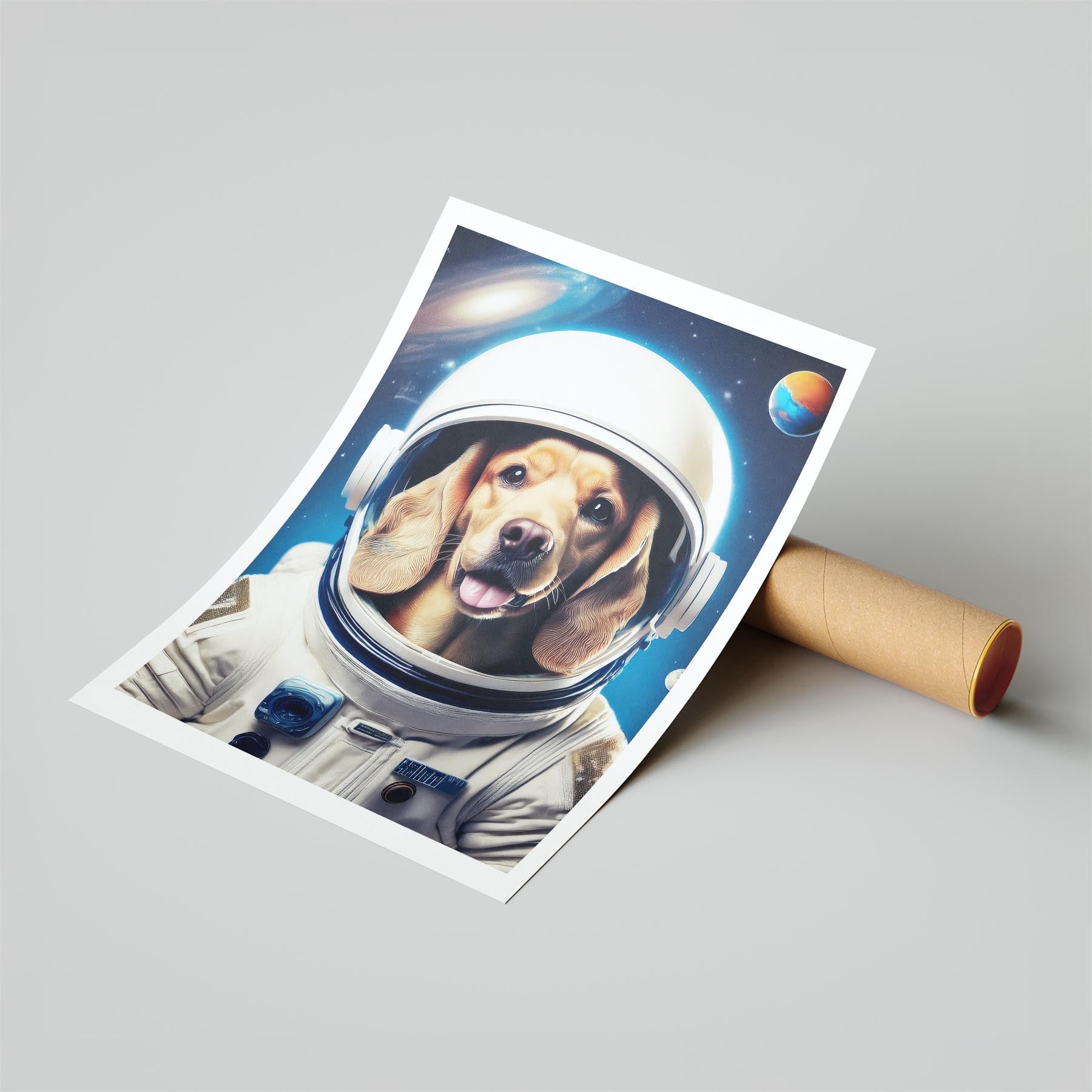Cocker Spaniel Astronaut Dog Series image 6