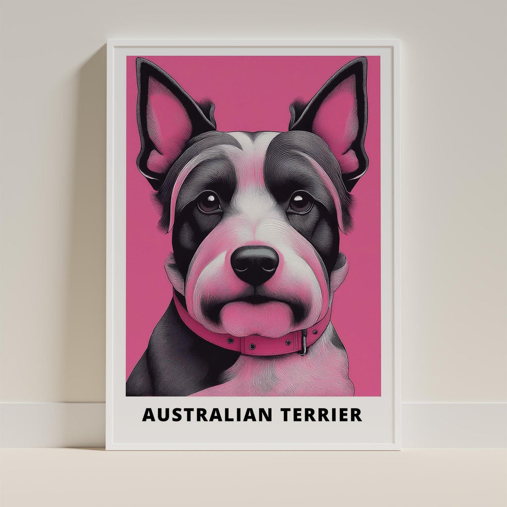 Australian Terrier Pink and Black Dog Series 2 image 9