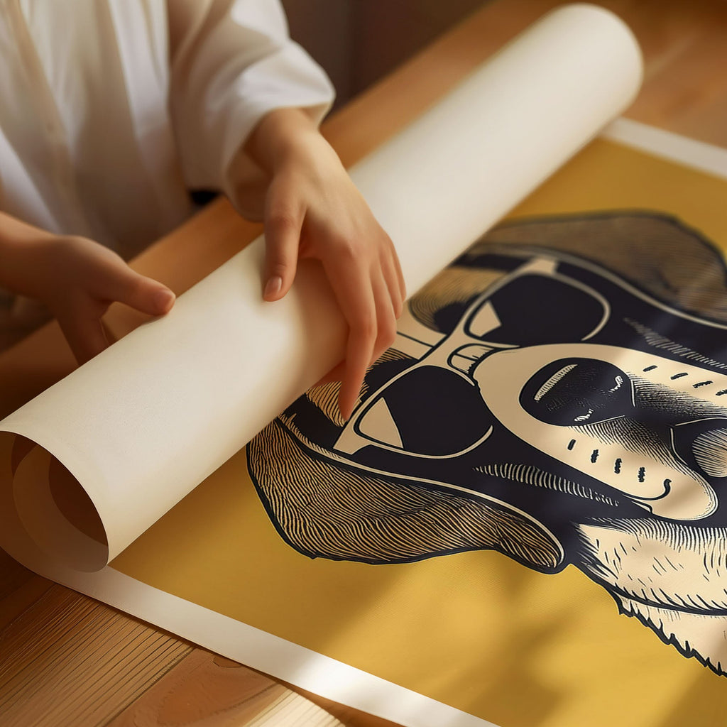 Saint Bernard Chillin Coffee Dog image 3