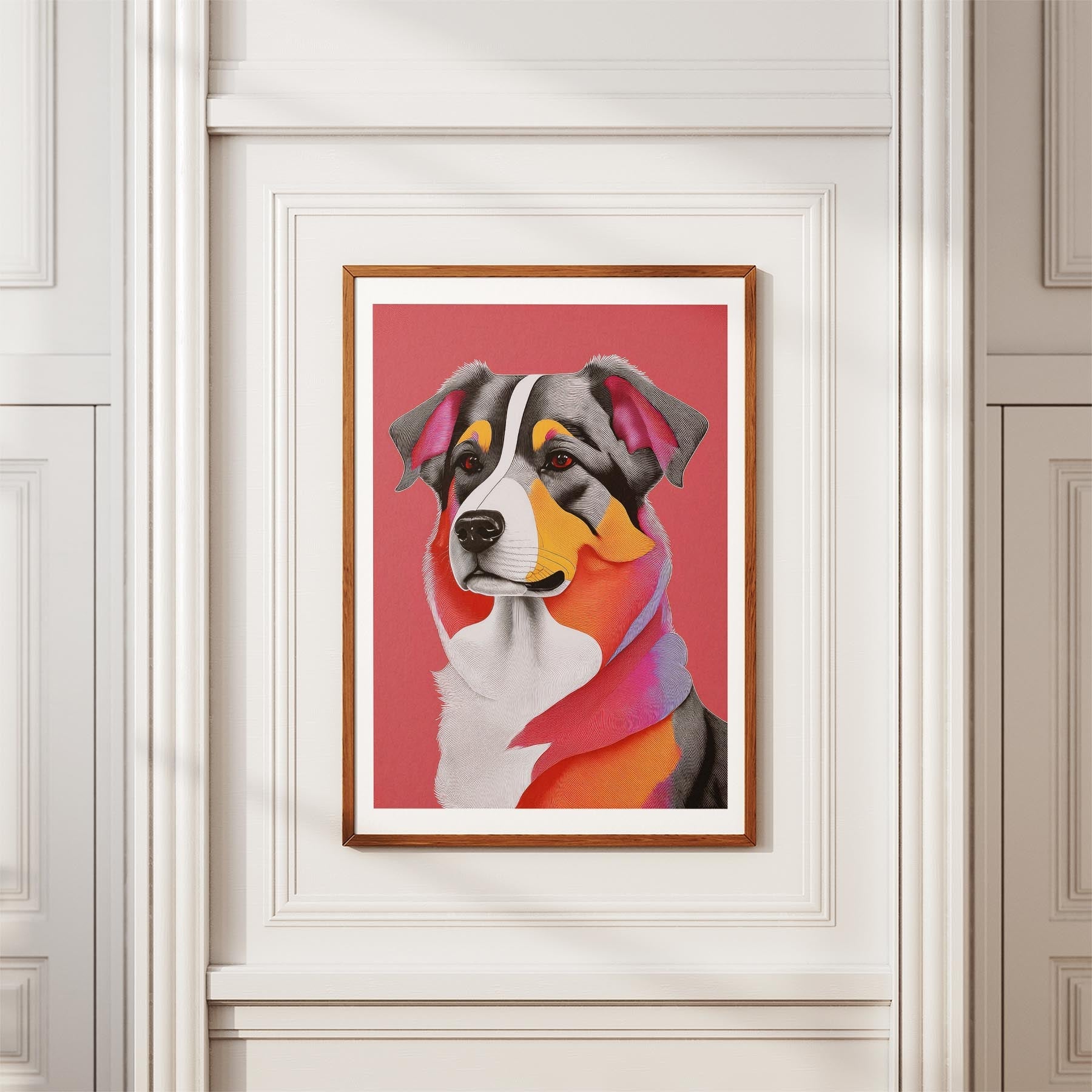 Australian Shepherd Modern Pop Dog Series image 3