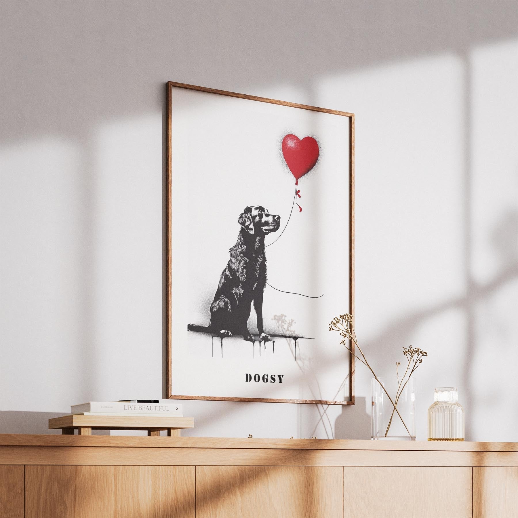 Murray River Retriever DOGSY Series inspired by the Art of Banksy with text Dogs image 5