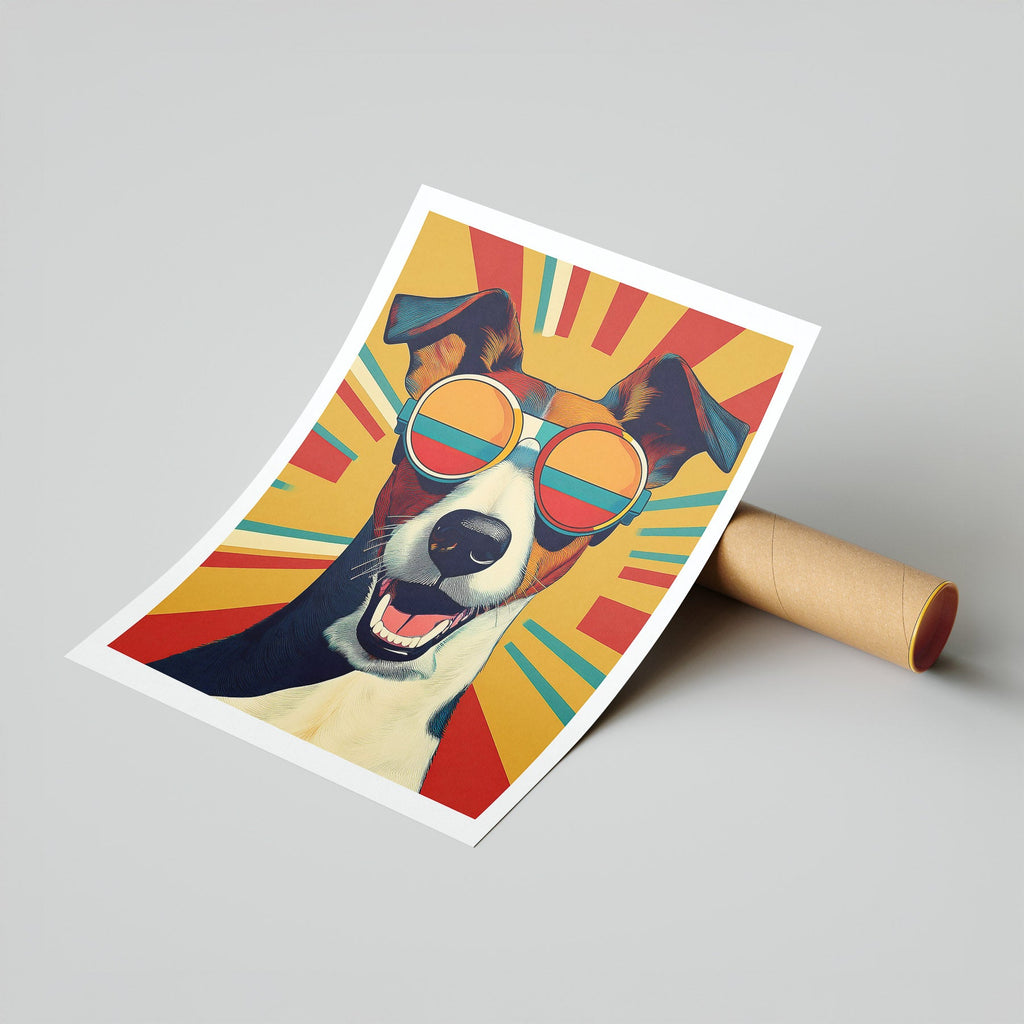 Fox Terrier In Colourful Sunnies 2 image 7