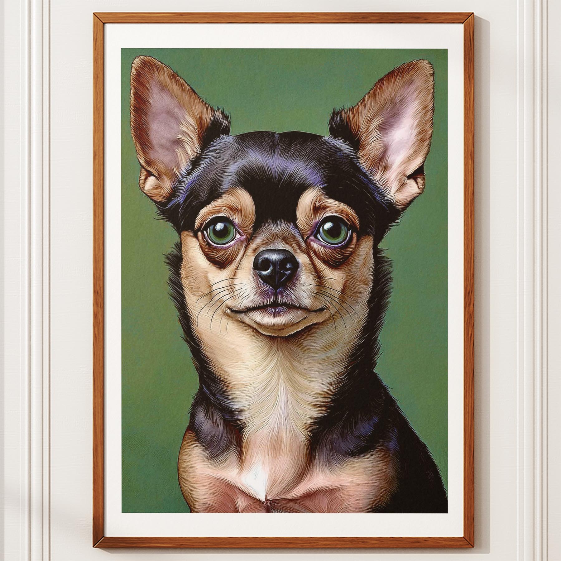 Chihuahua Green Painted Series image 10