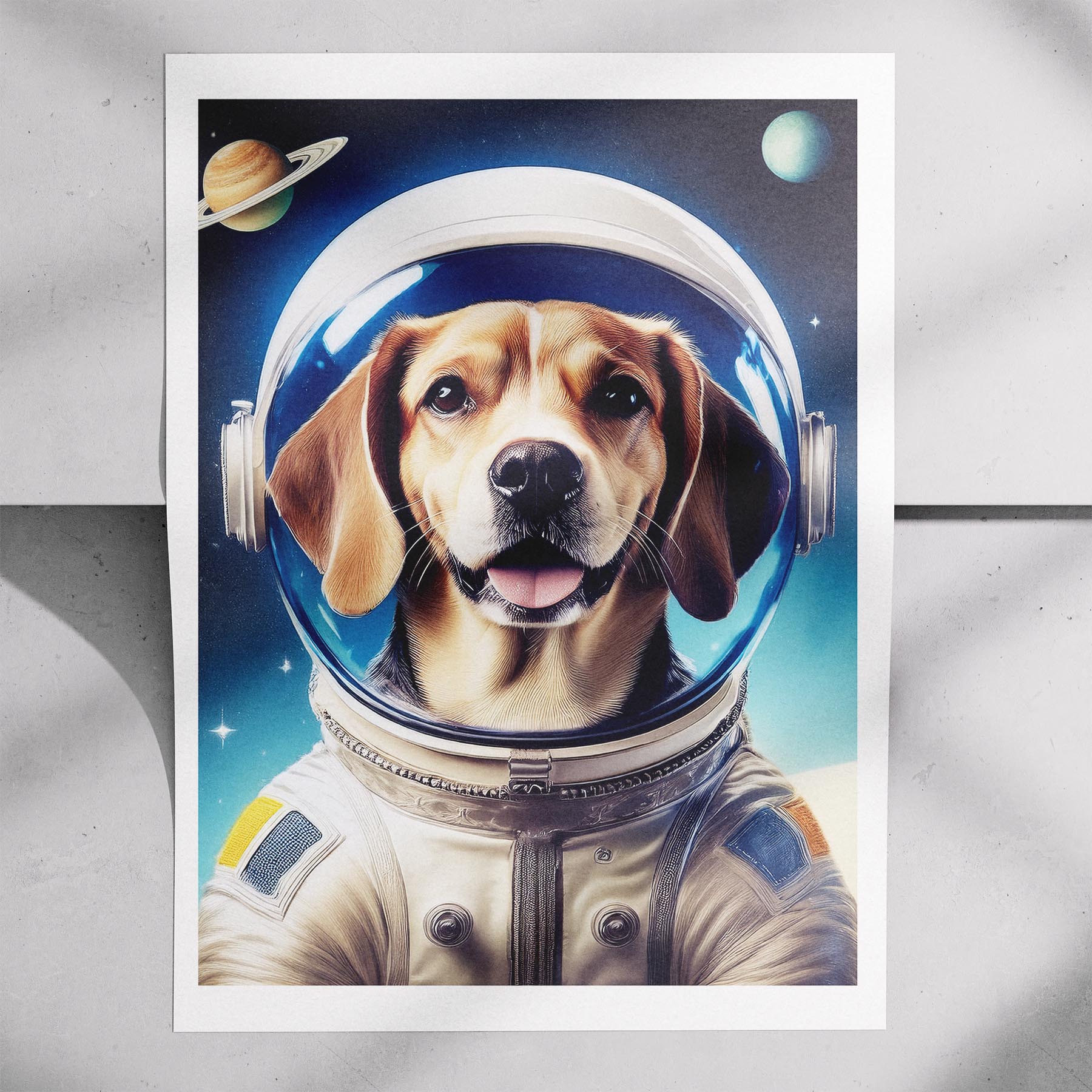 Beagle Astronaut Dog Series image 7