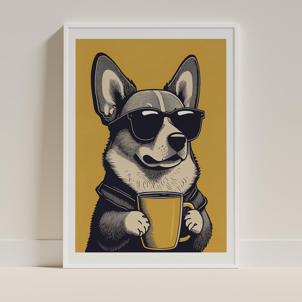 Corgi Chillin Coffee Dog image 9