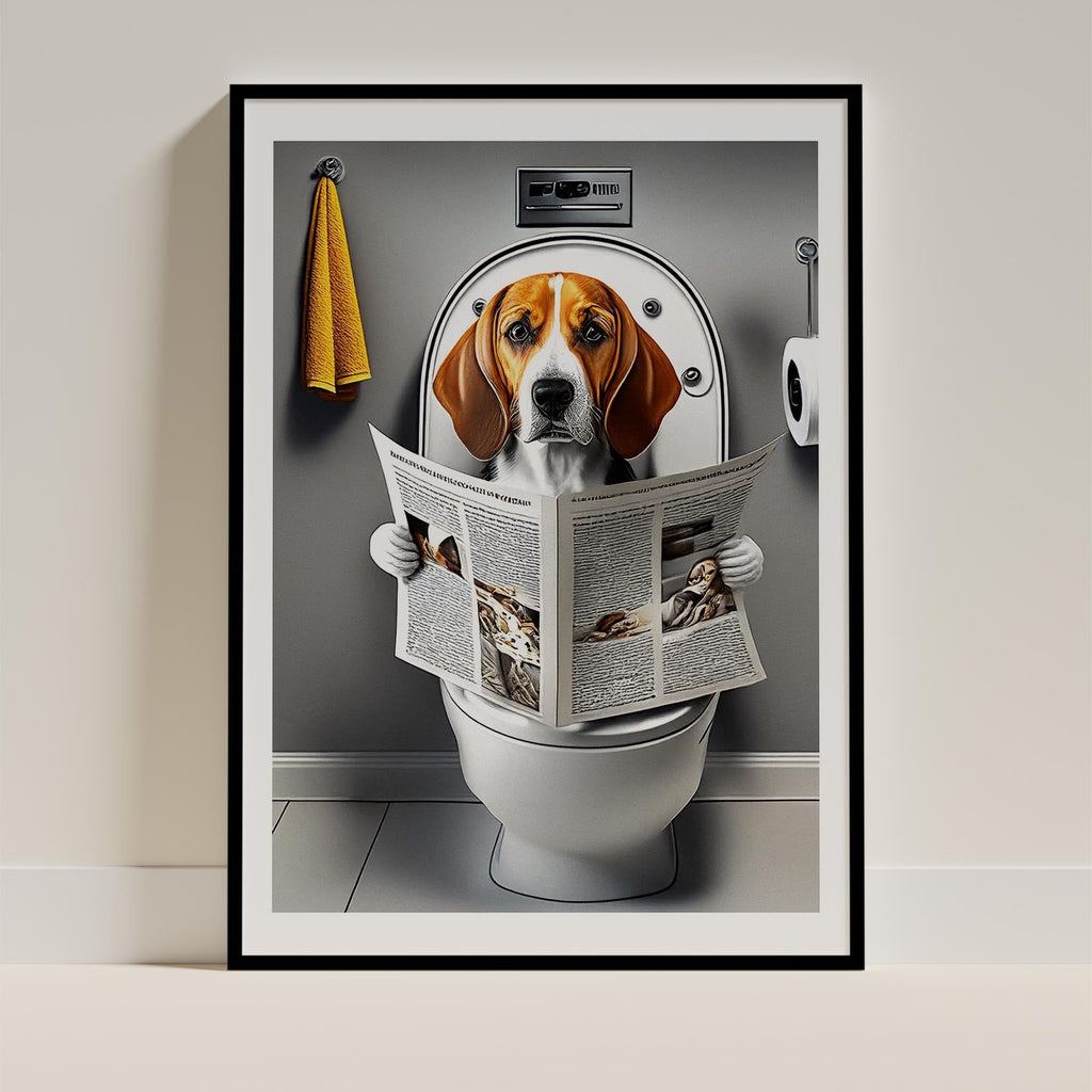 Beagle Toilet Humour Dog Series 2 image 0