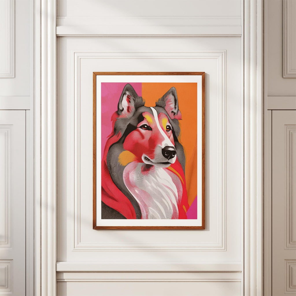 Rough Smooth Collie Modern Pop Dog Series image 3