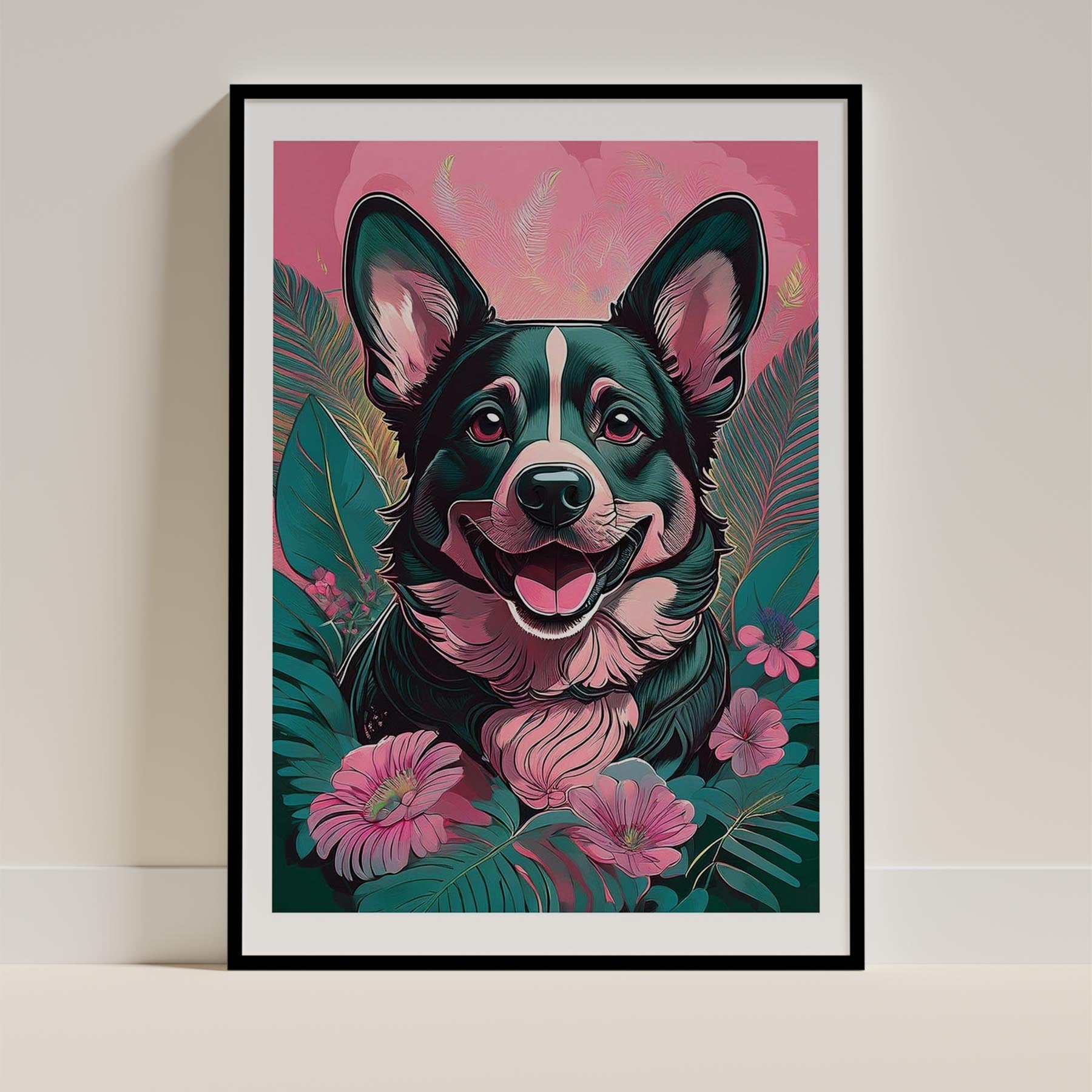 Corgi Flowery Dog image 11