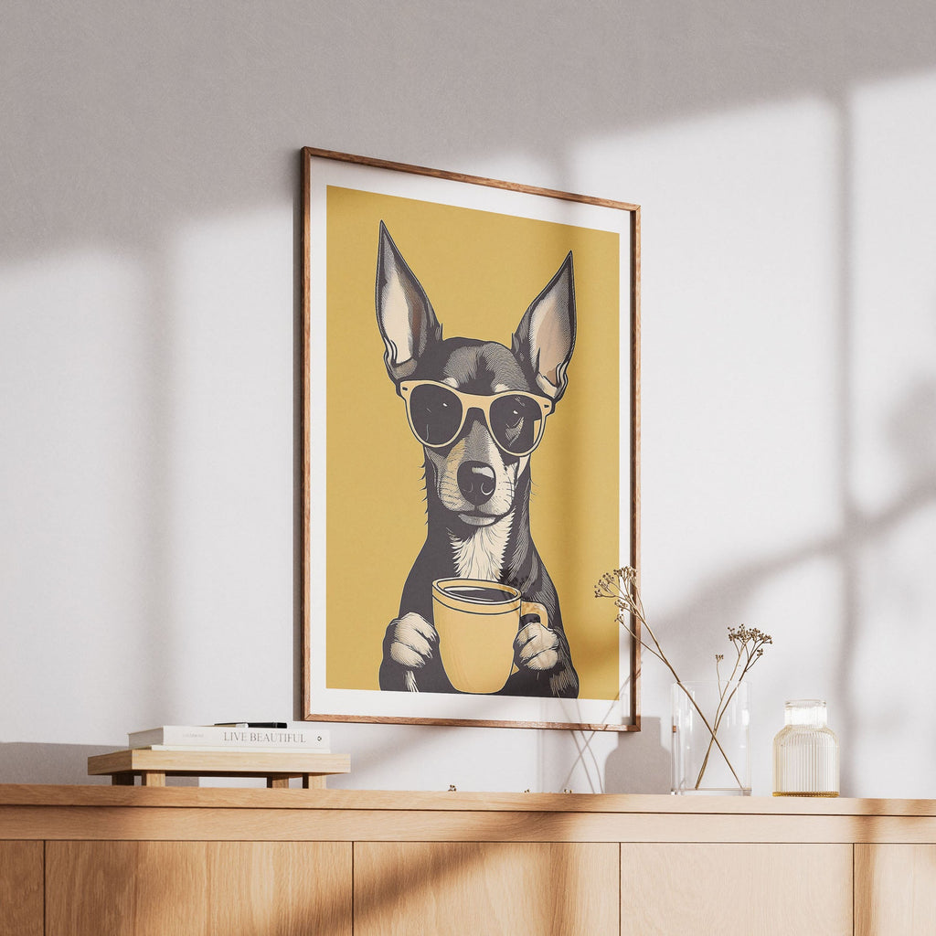 Dashund Chillin Coffee Dog image 6