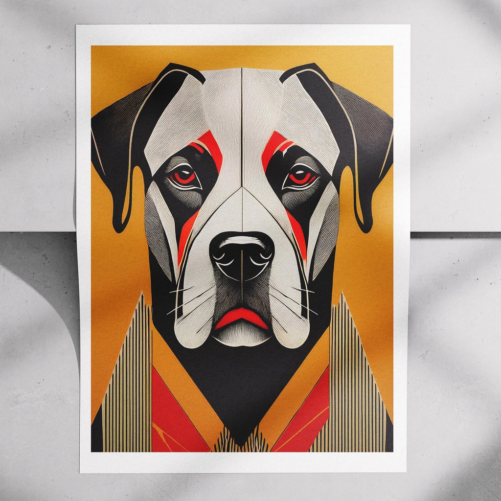 Mastiff Geometric Orange Series image 7
