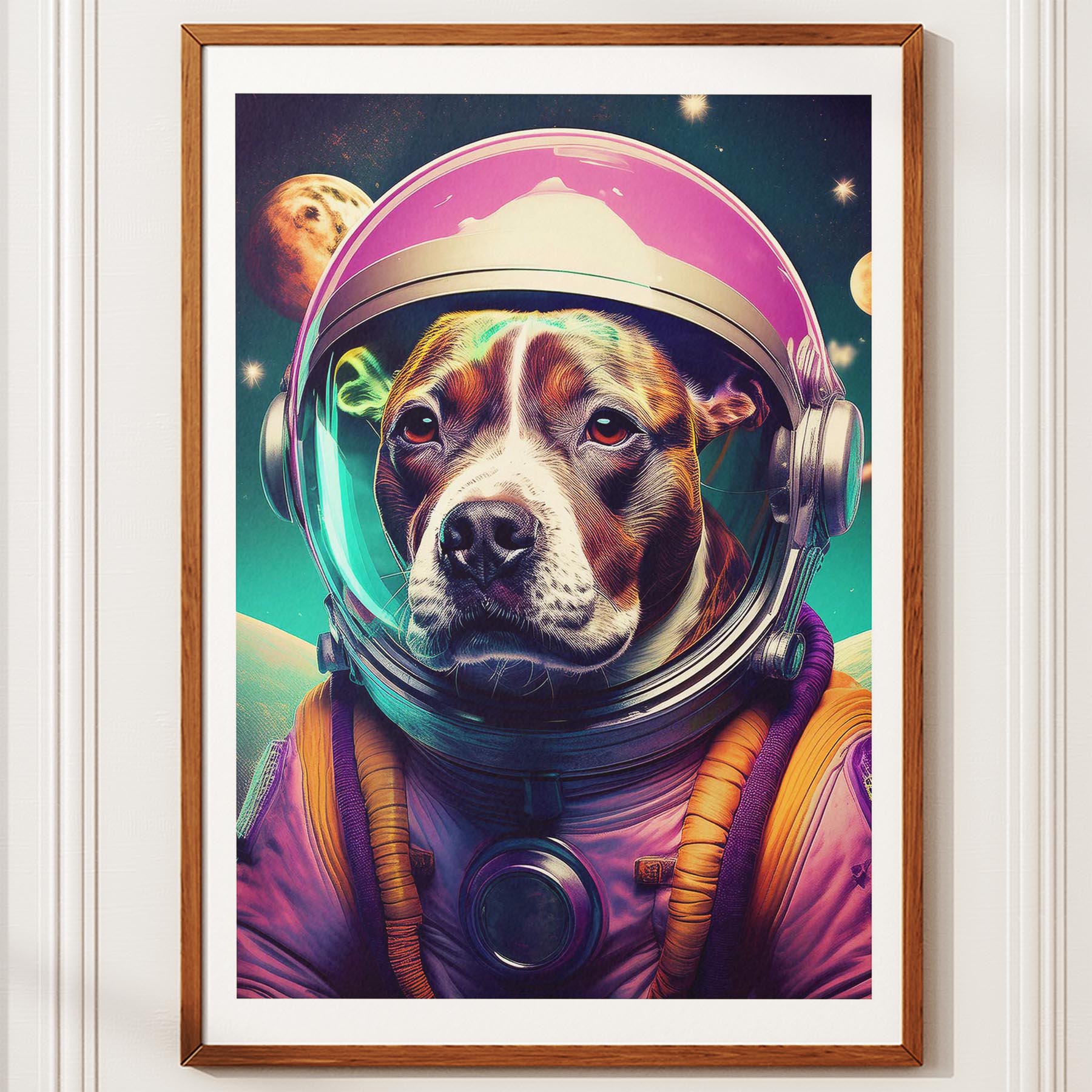 Staffordshire Bull Terrier Space Dogs Series image 10
