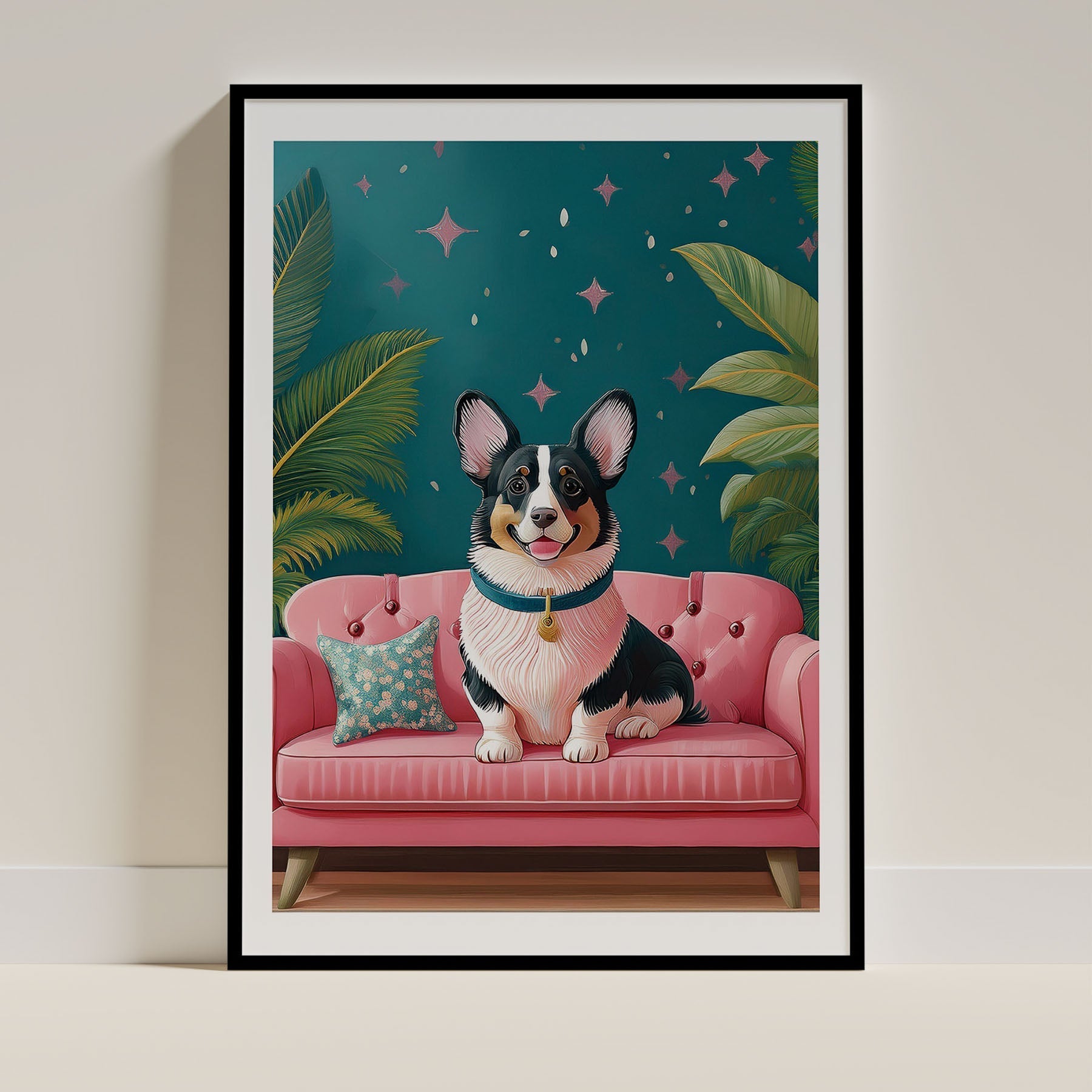 Corgi Dog Art Print Unframed Vol 2 | 6 Unique Designs | Wall Art Gift for Dog Lovers | Dogsy & Co