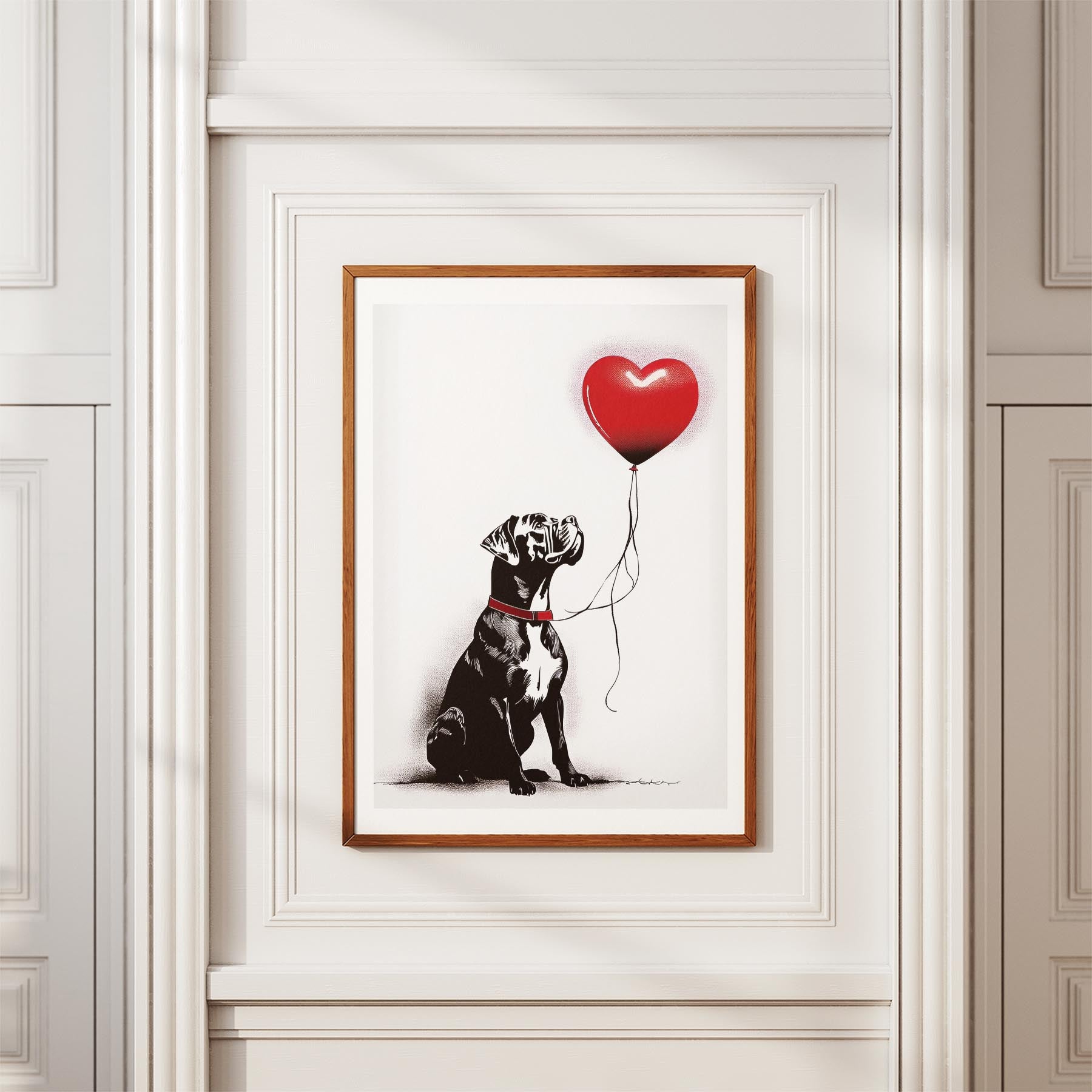 Boxer DOGSY Series inspired by the Art of Banksy image 3