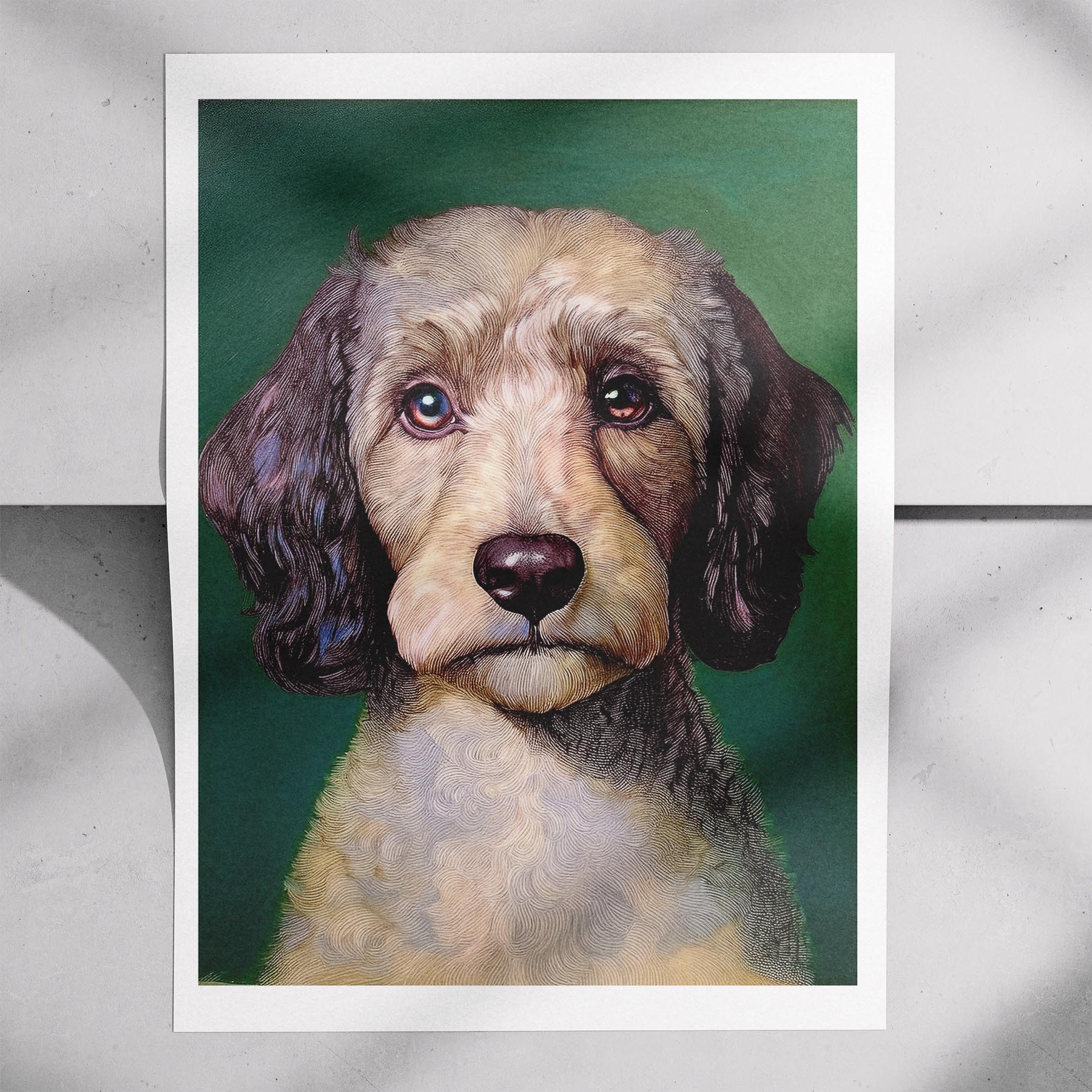 Groodle Green Painted Series image 7