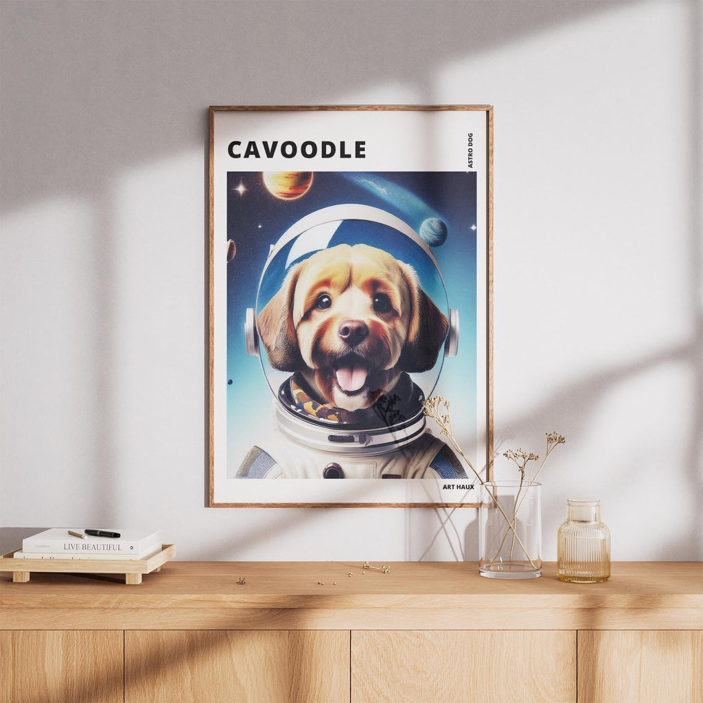 Cavoodle Astronaut Dog Series with Text Astro Dog image 8