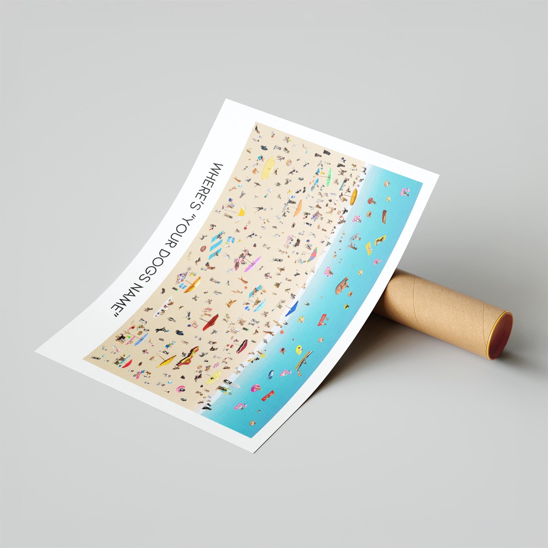 Where is Your Dog Beach Scene WITH TEXT image 5