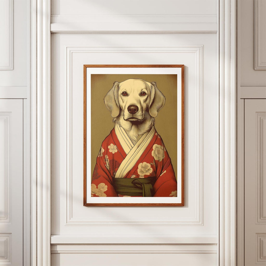 Golden Retriever Japanse Kimono Dog Series image 3