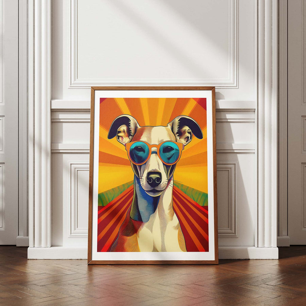 Whippet In Colourful Sunnies 1 image 4