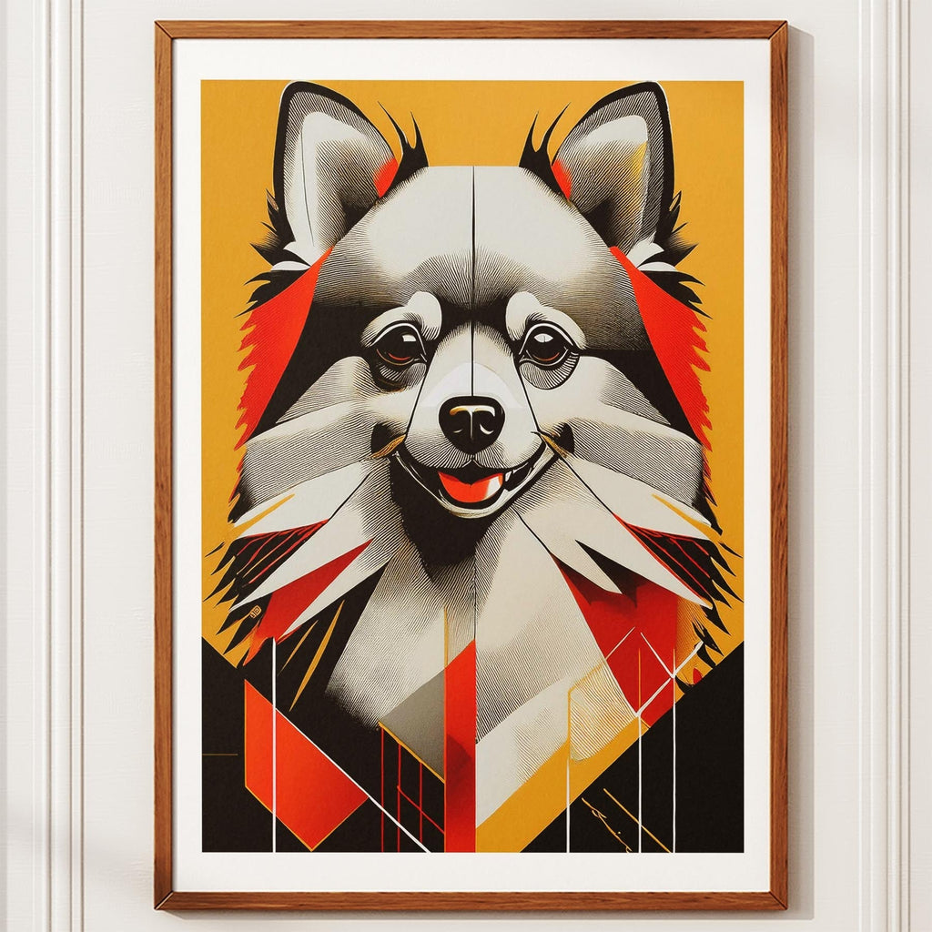 Pomeranian Geometric Orange Series image 10