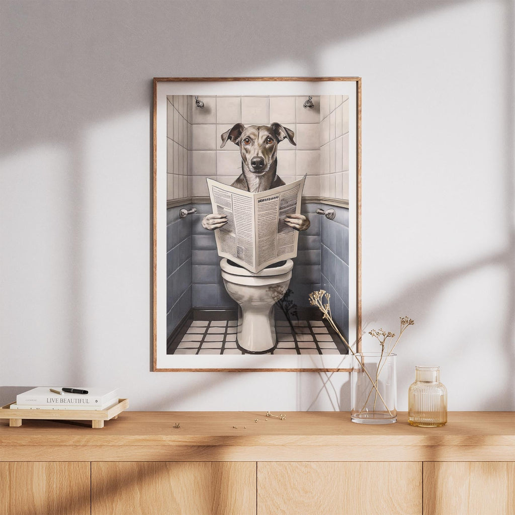 Greyhound Toilet Humour Dog Series 3 image 8