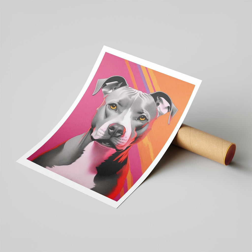 American Pitbull Terrier Modern Pop Dog Series image 6