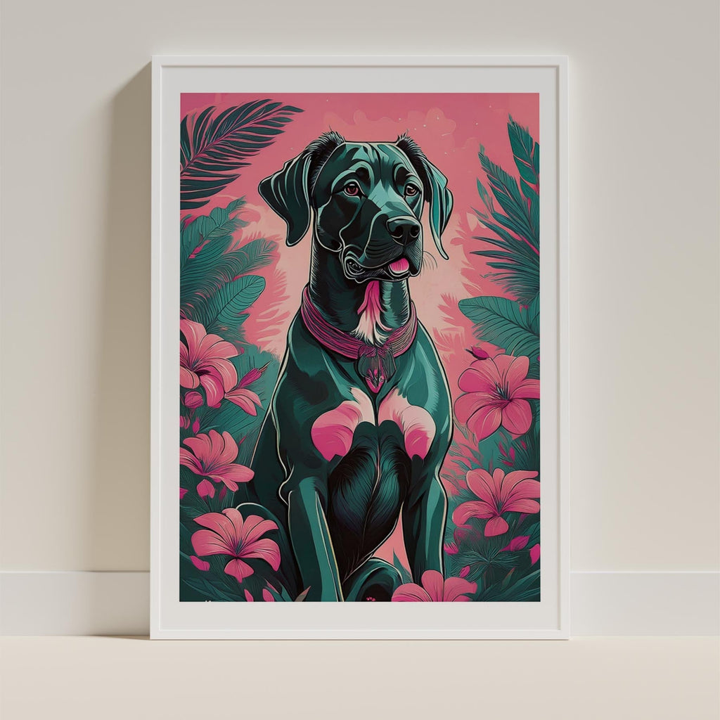 Great Dane Flowery Dog image 9