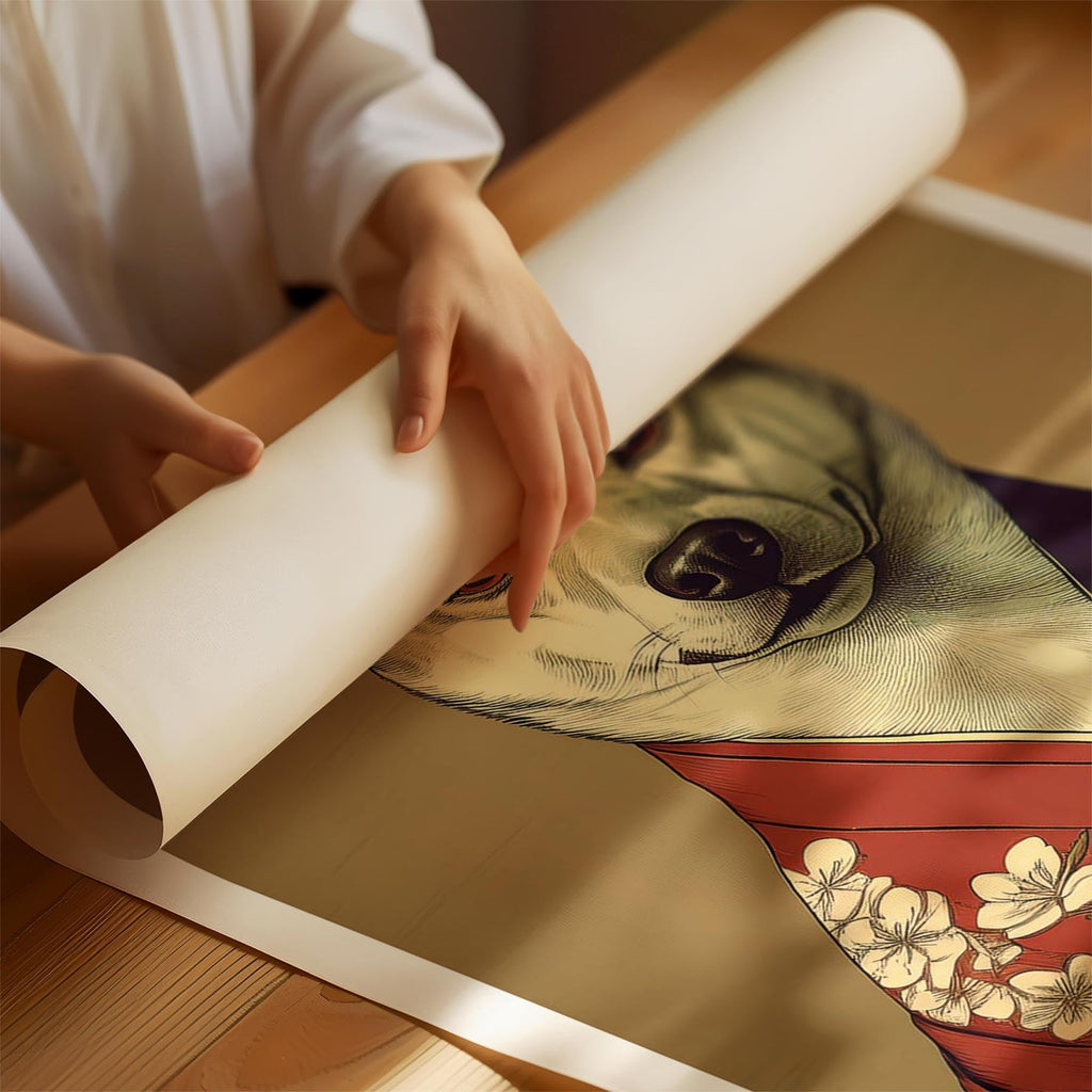 Shiba Japanse Kimono Dog Series image 1