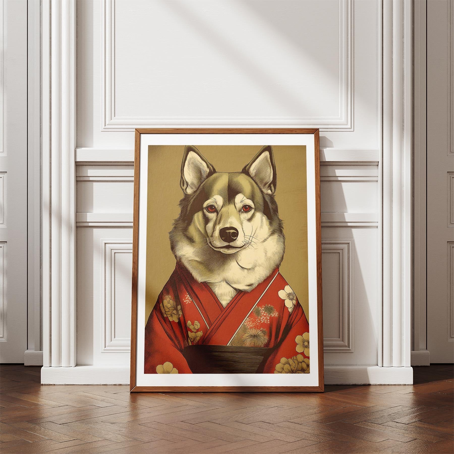 Finnish Lapphund Japanse Kimono Dog Series image 4