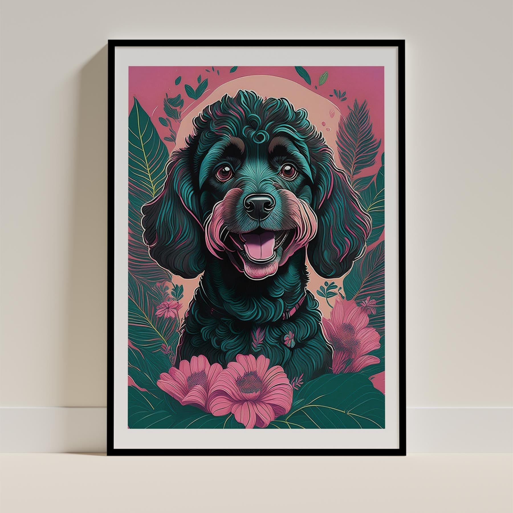 Poodle Flowery Dog image 11