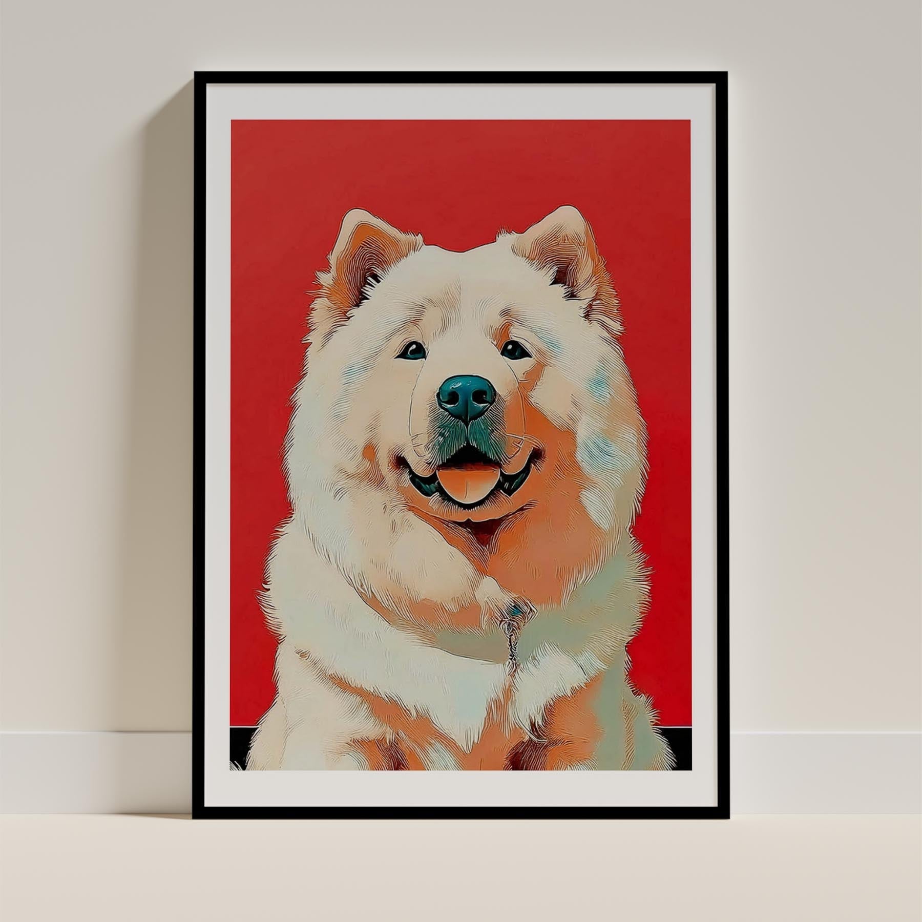 Chow Chow Dog Art Print Unframed Vol 1 | 11 Unique Designs | Wall Art Gift for Dog Lovers | Dogsy & Co