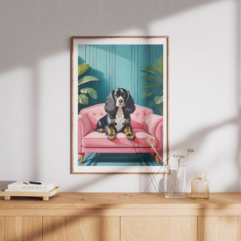 Cocker Spaniel Just Lounging Around image 8