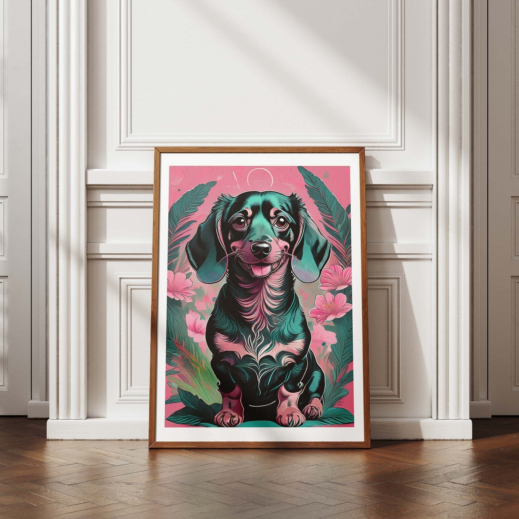 Dachshund Flowery Dog image 4