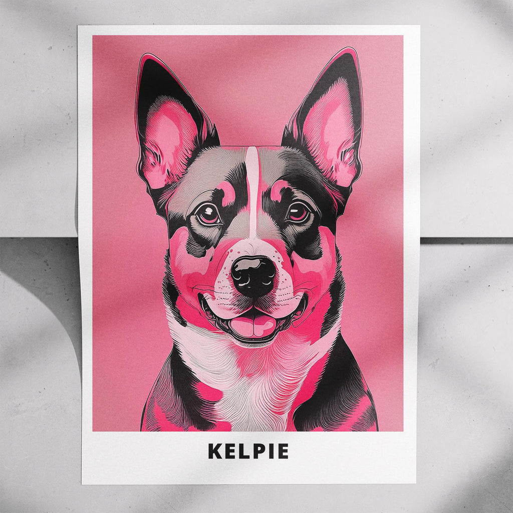 Kelpie Pink and Black Dog Series 1 image 7