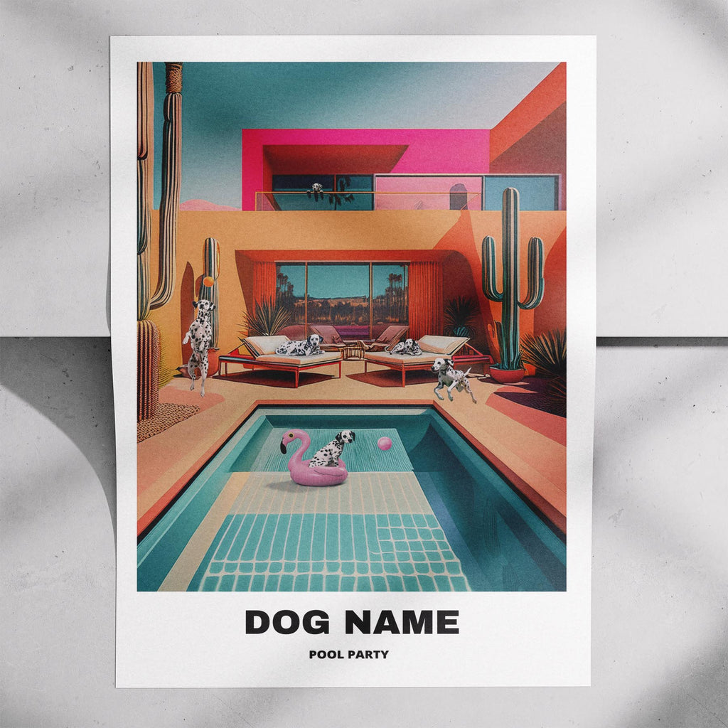 Dalmatian Custom Pool Party WITH TEXT image 7