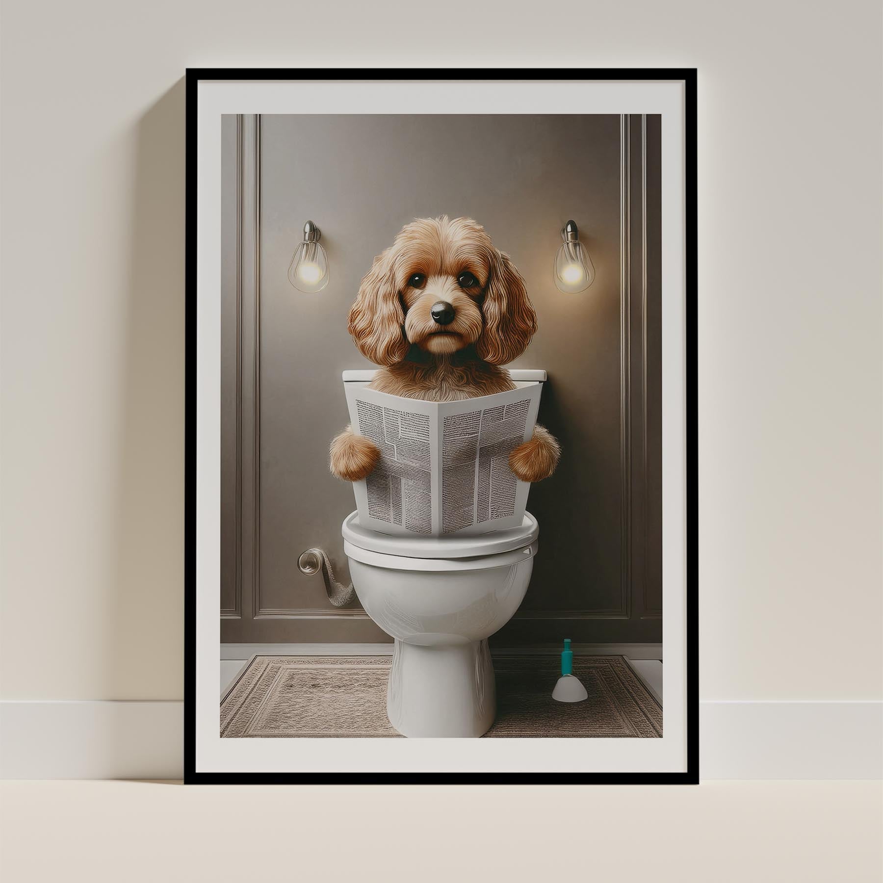 Cavoodle Toilet Humour Dog Series 4 image 0