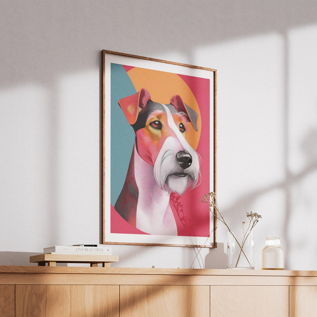 Fox Terrier Modern Pop Dog Series image 5