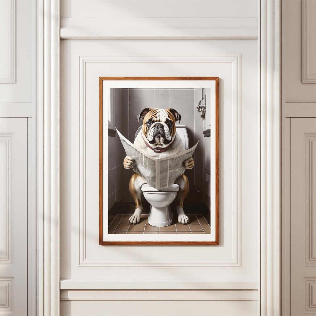 Bulldog Toilet Humour Dog Series 4 image 3