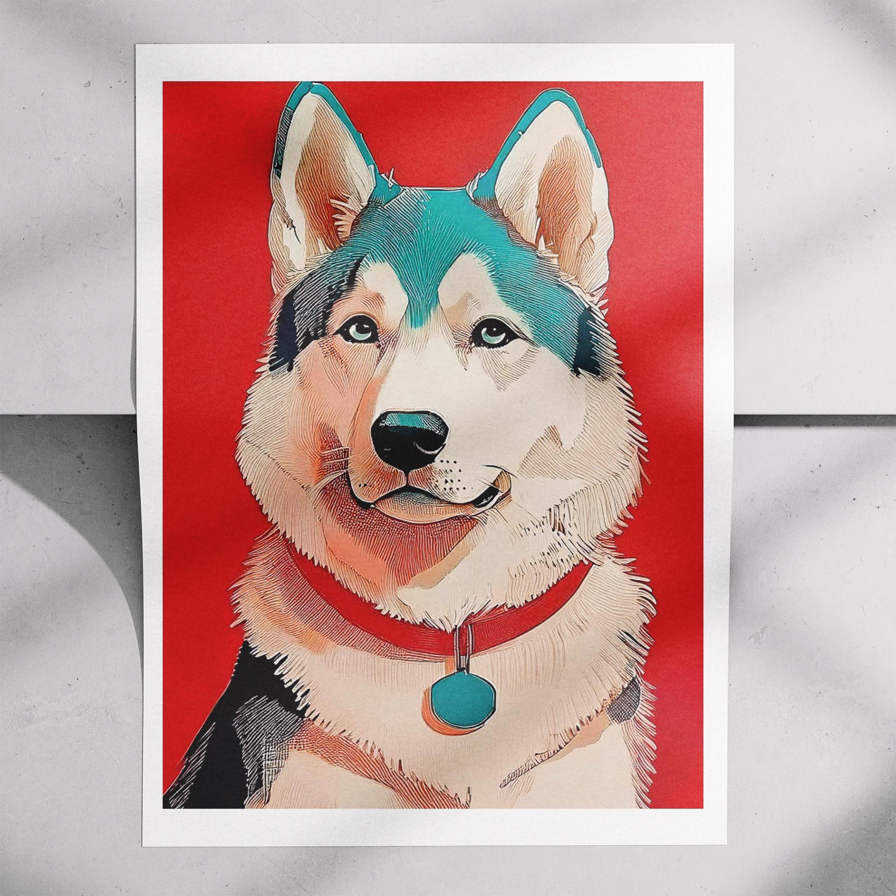 Alaskan Malamute Red Dog Series image 7