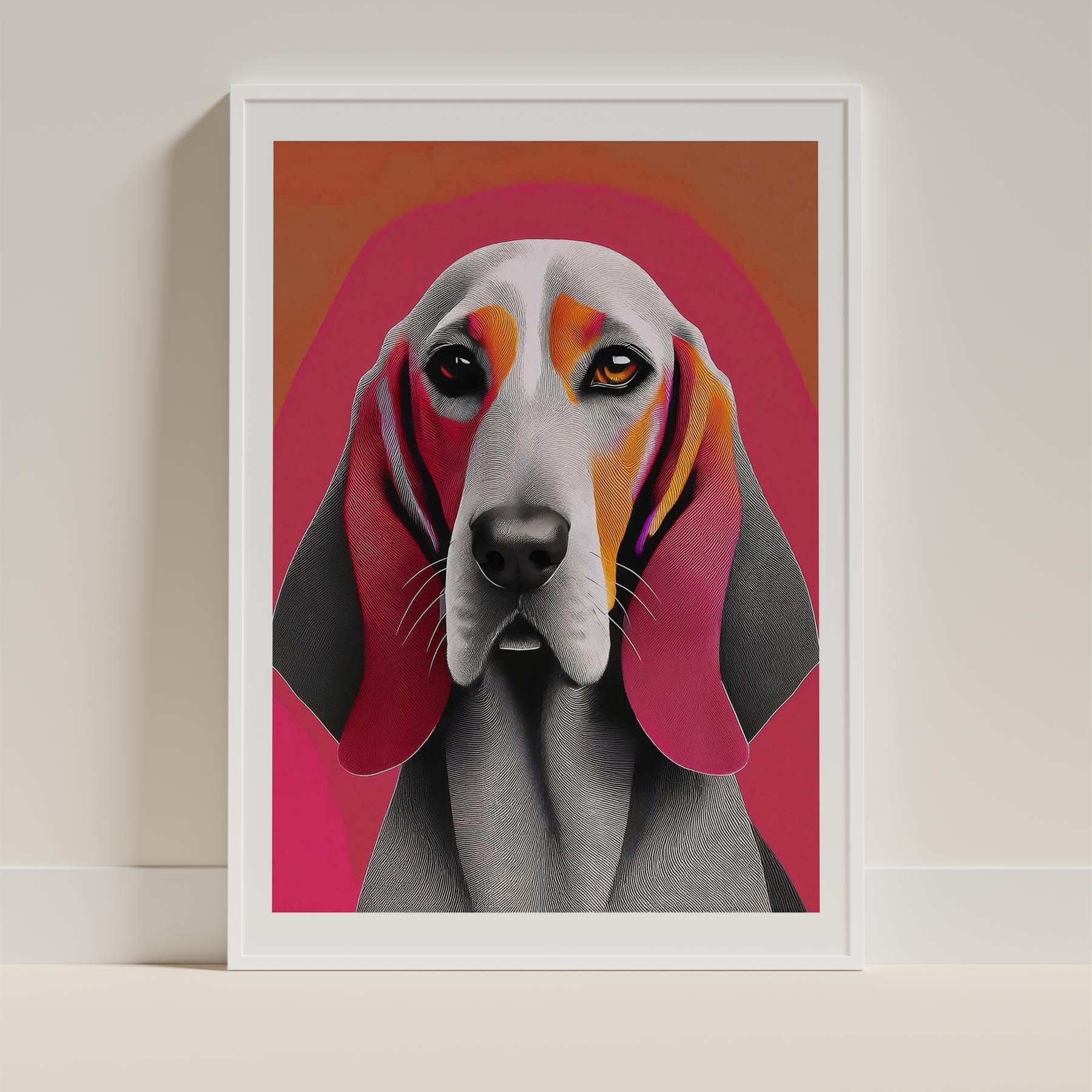 Bloodhound Modern Pop Dog Series image 9