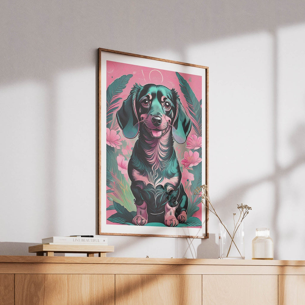 Dachshund Flowery Dog image 6