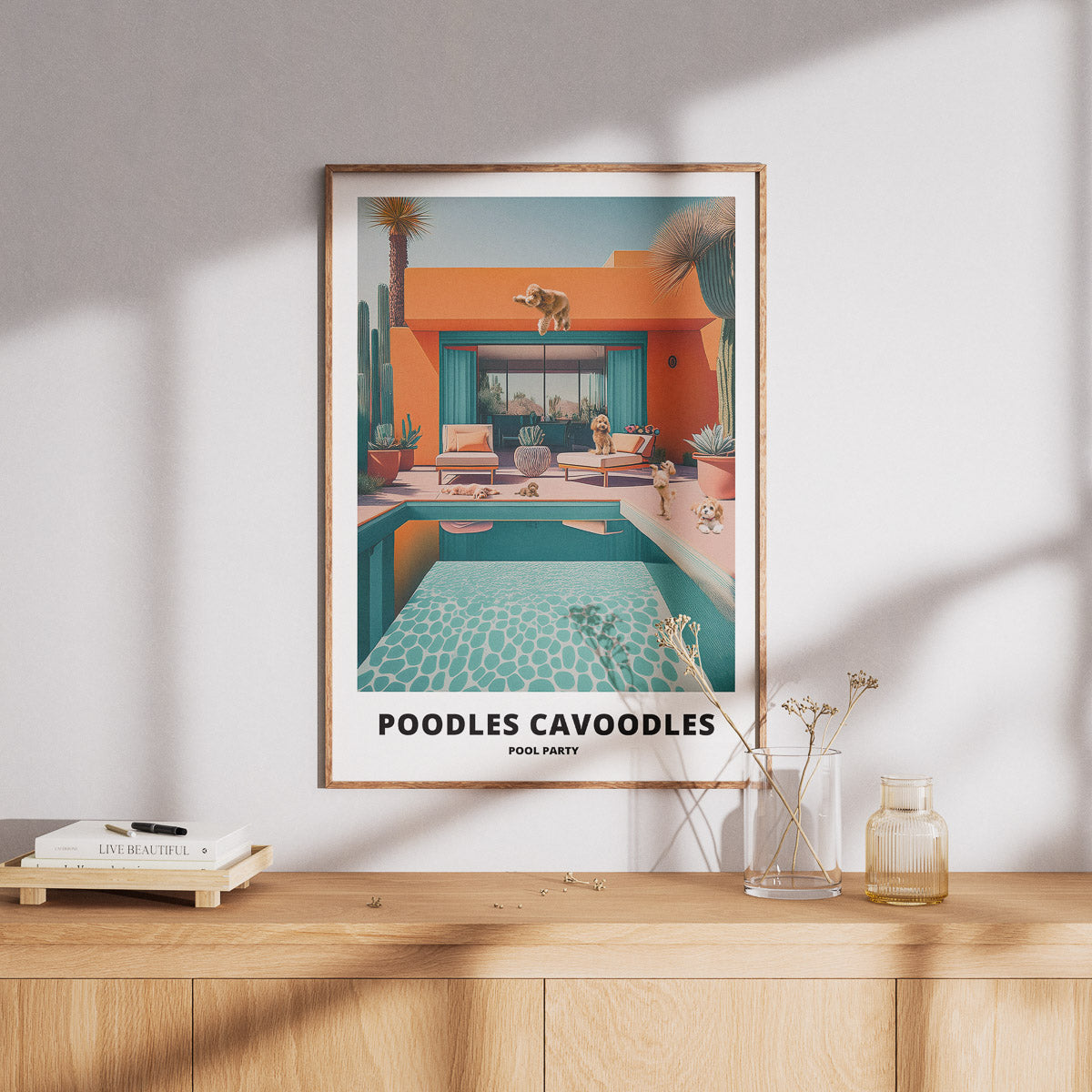 Poodle Cavoodles Pool Party image 8