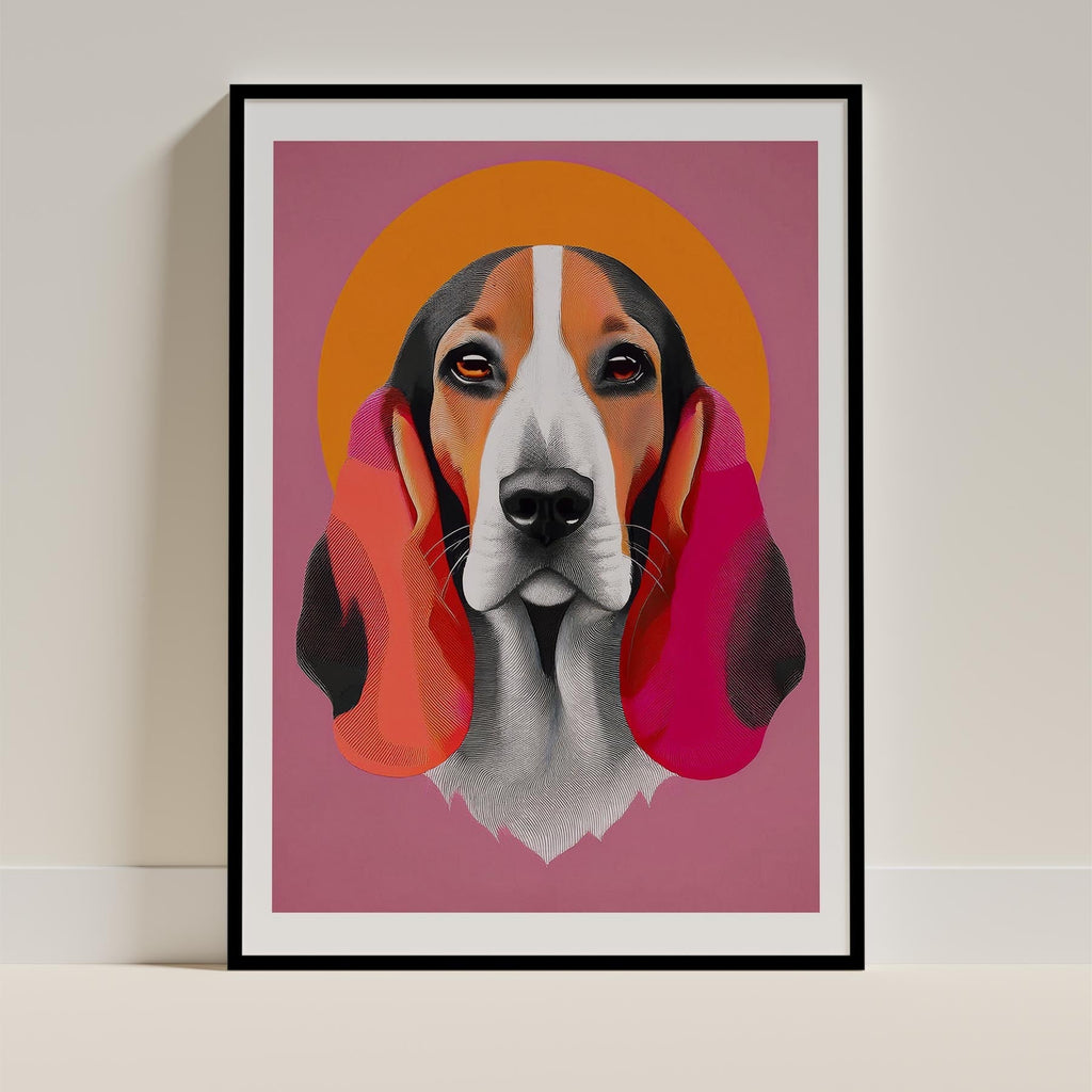 Basset Hound Modern Pop Dog Series image 0