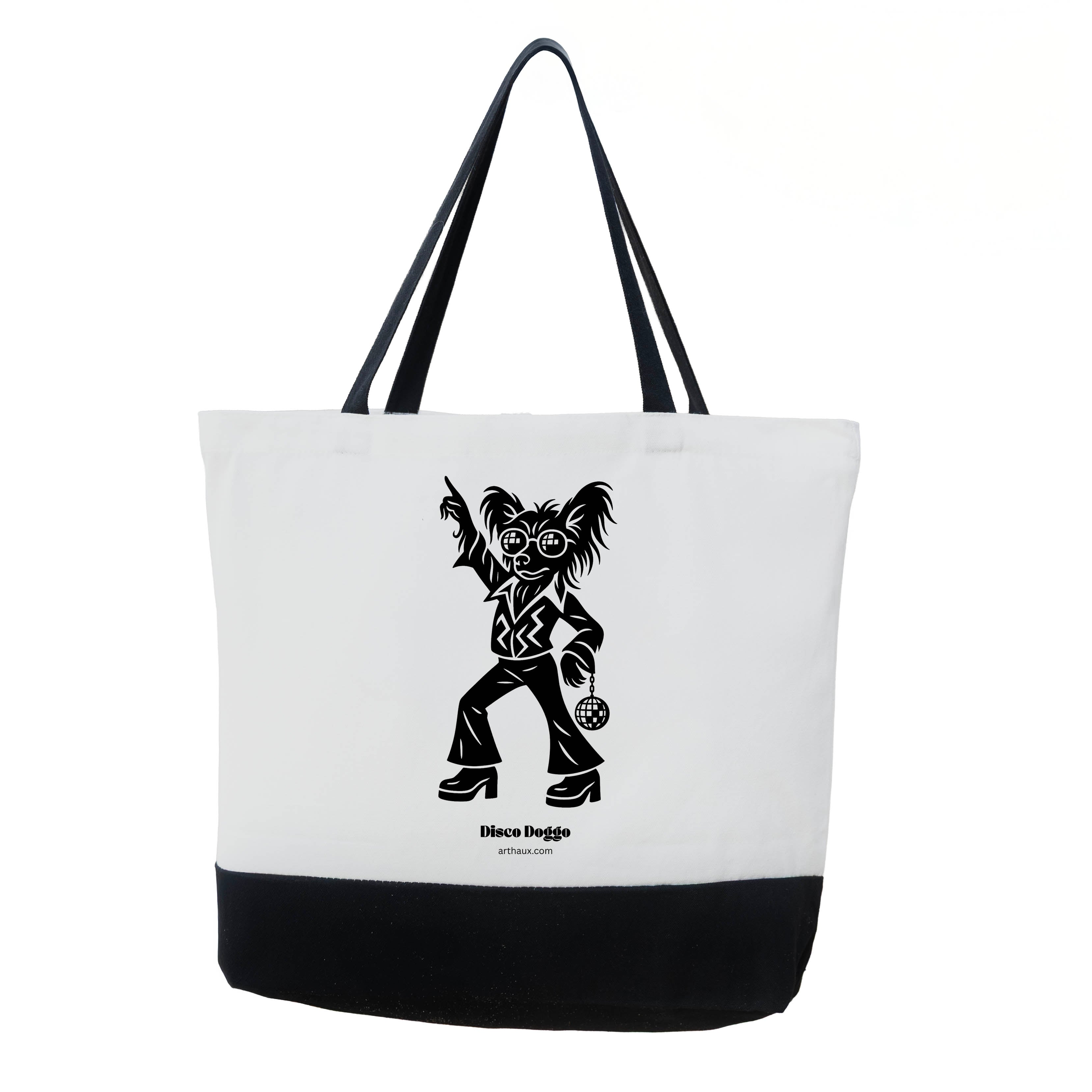 Chinese Crested 70's Disco Doggo Bag image 0