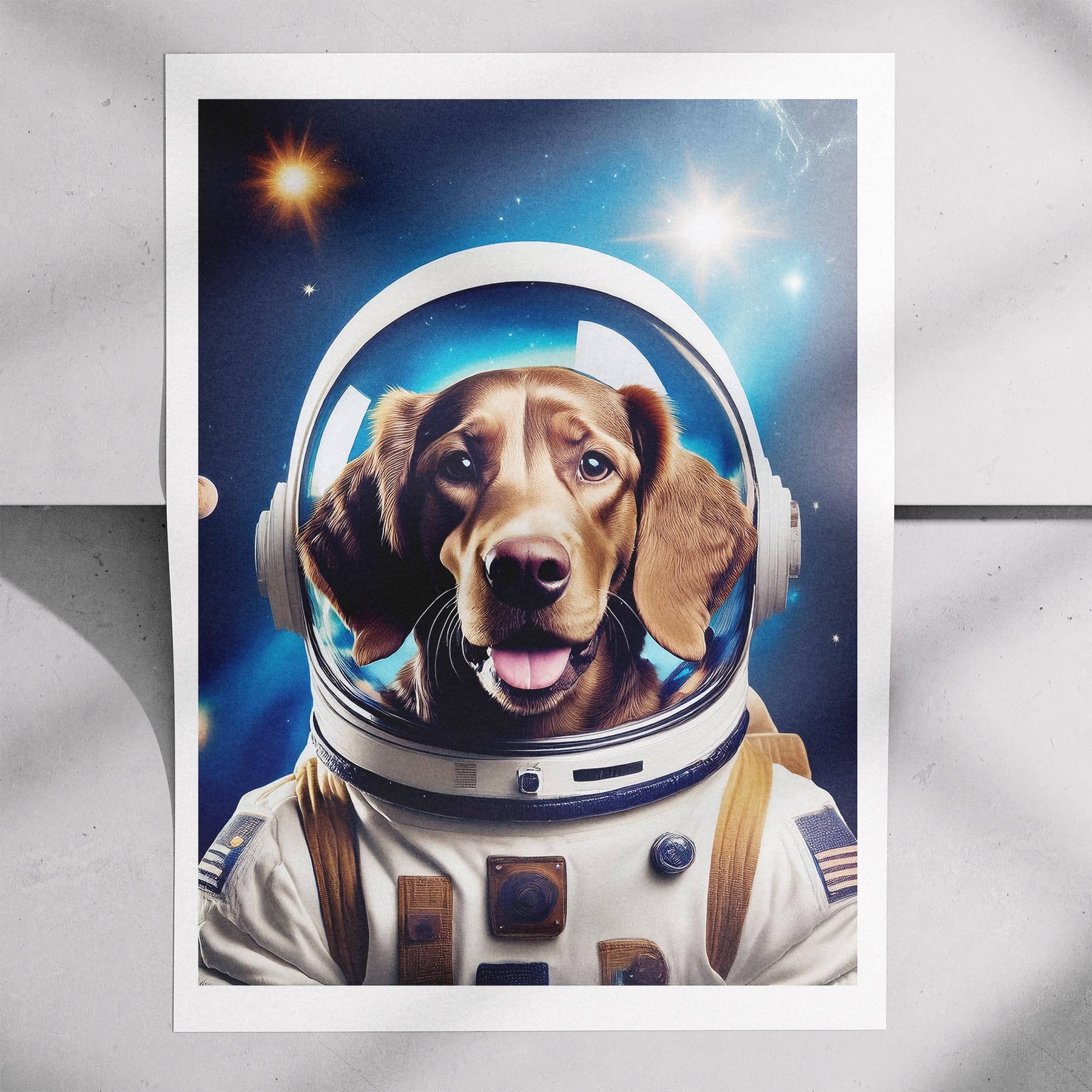 Gordon Setter Astronaut Dog Series image 7