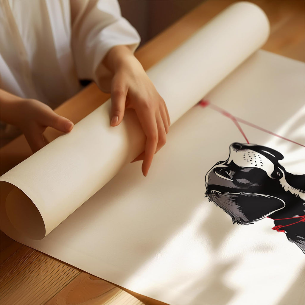 Saint Bernard DOGSY Series inspired by the Art of Banksy image 1